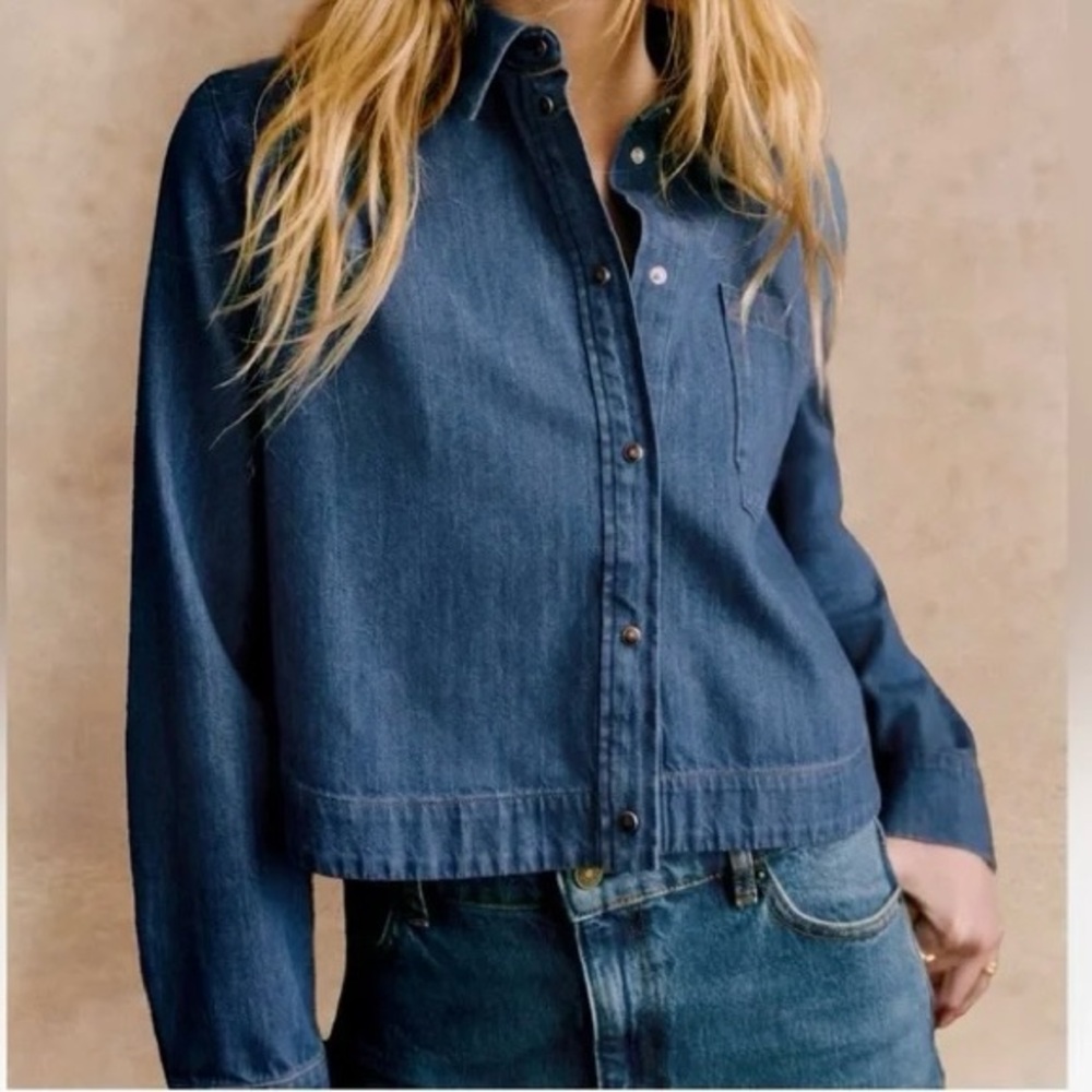 NWT Sezane Maella Shirt